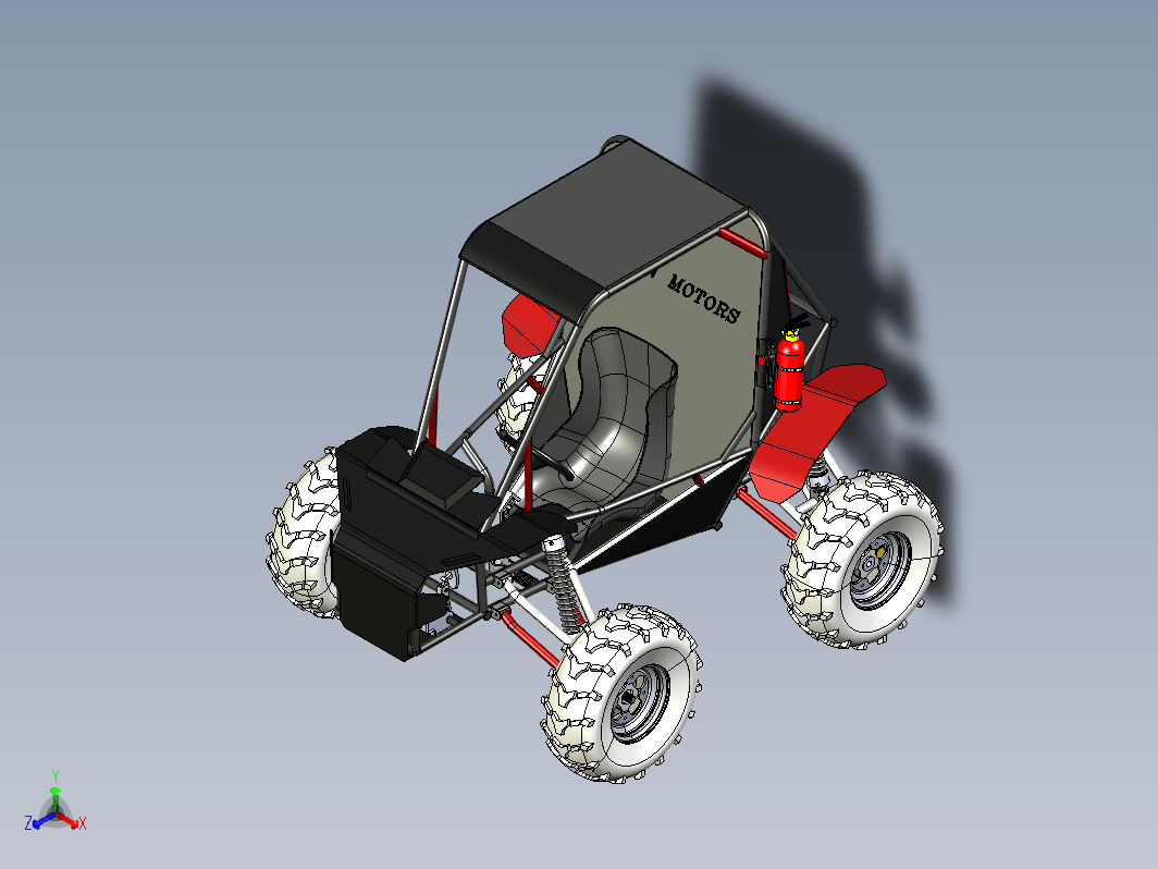 SAE BAJA VEHICLE单座钢管车