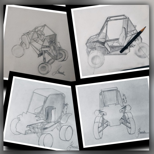 SAE BAJA VEHICLE单座钢管车缩略图