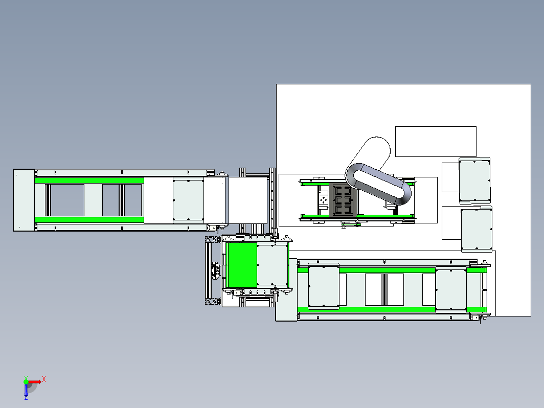 PCB切割刀库机构