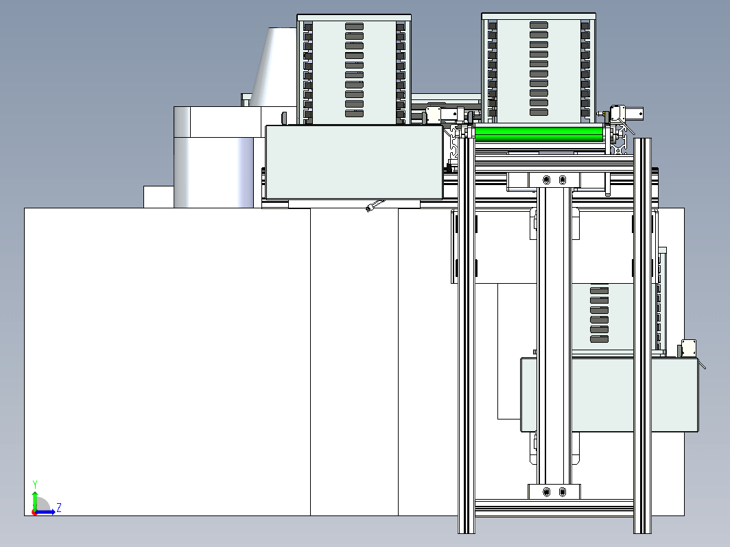 PCB切割刀库机构