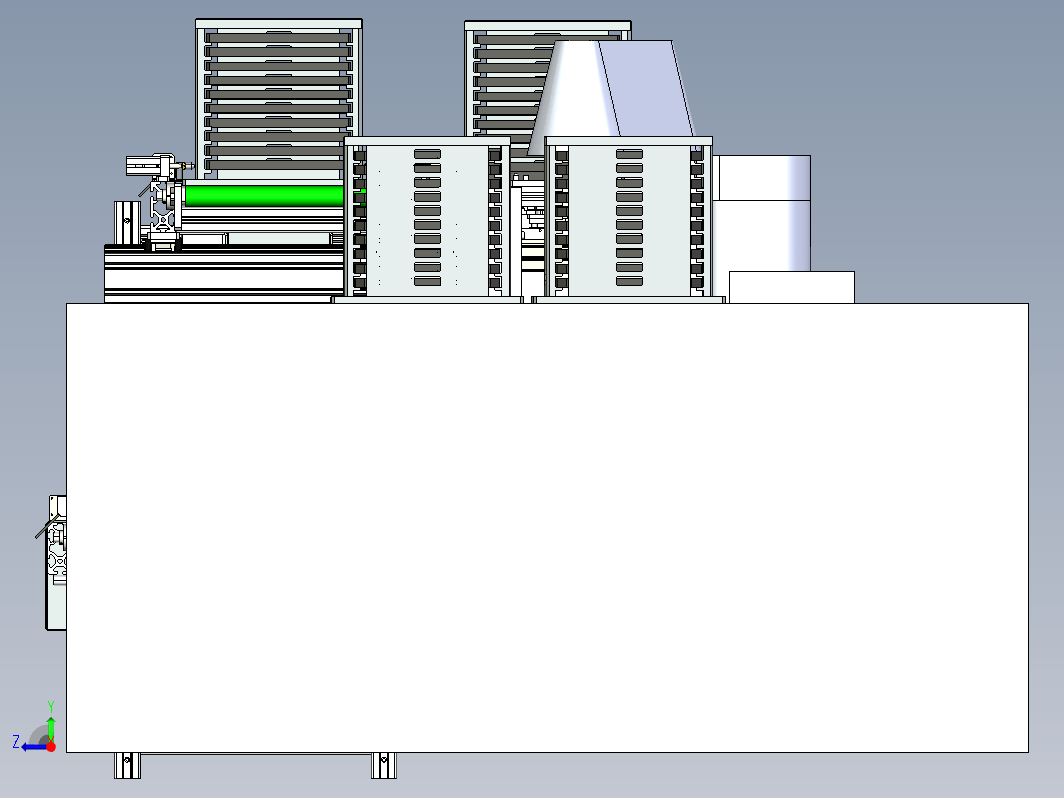 PCB切割刀库机构