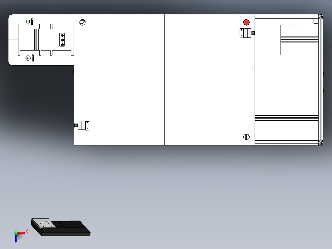 铝型材机架钣金造型-50