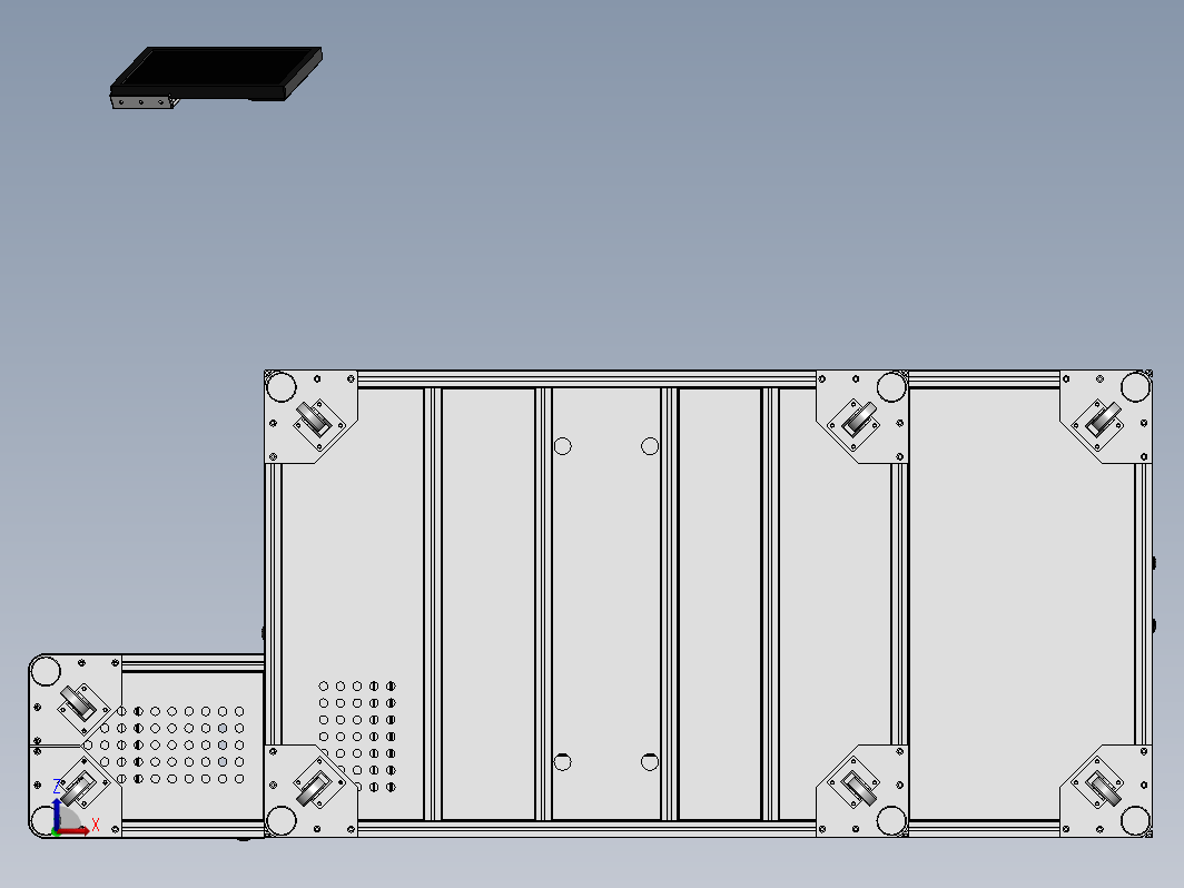 铝型材机架钣金造型-50