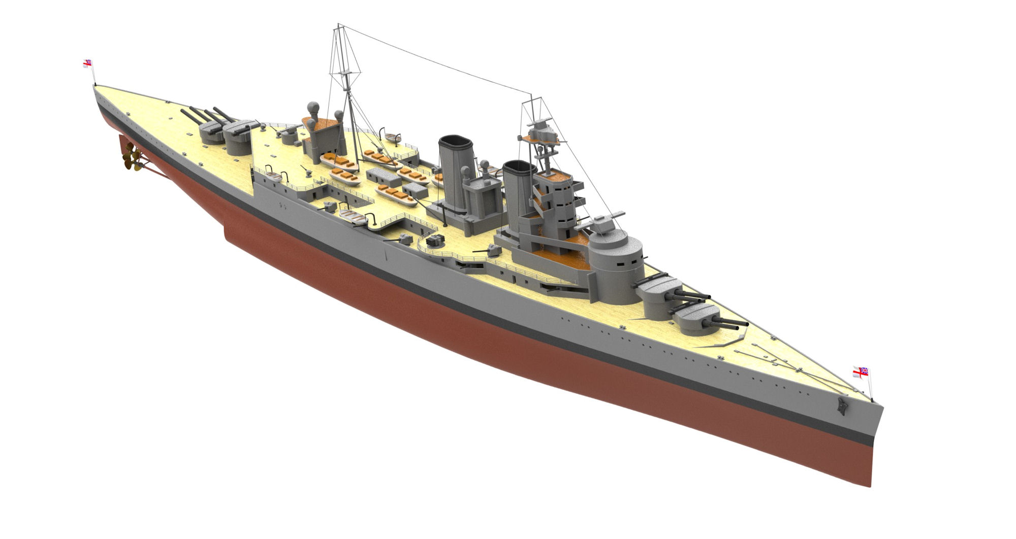 胡德号战列巡洋舰 HMS Hood Battlecruiser