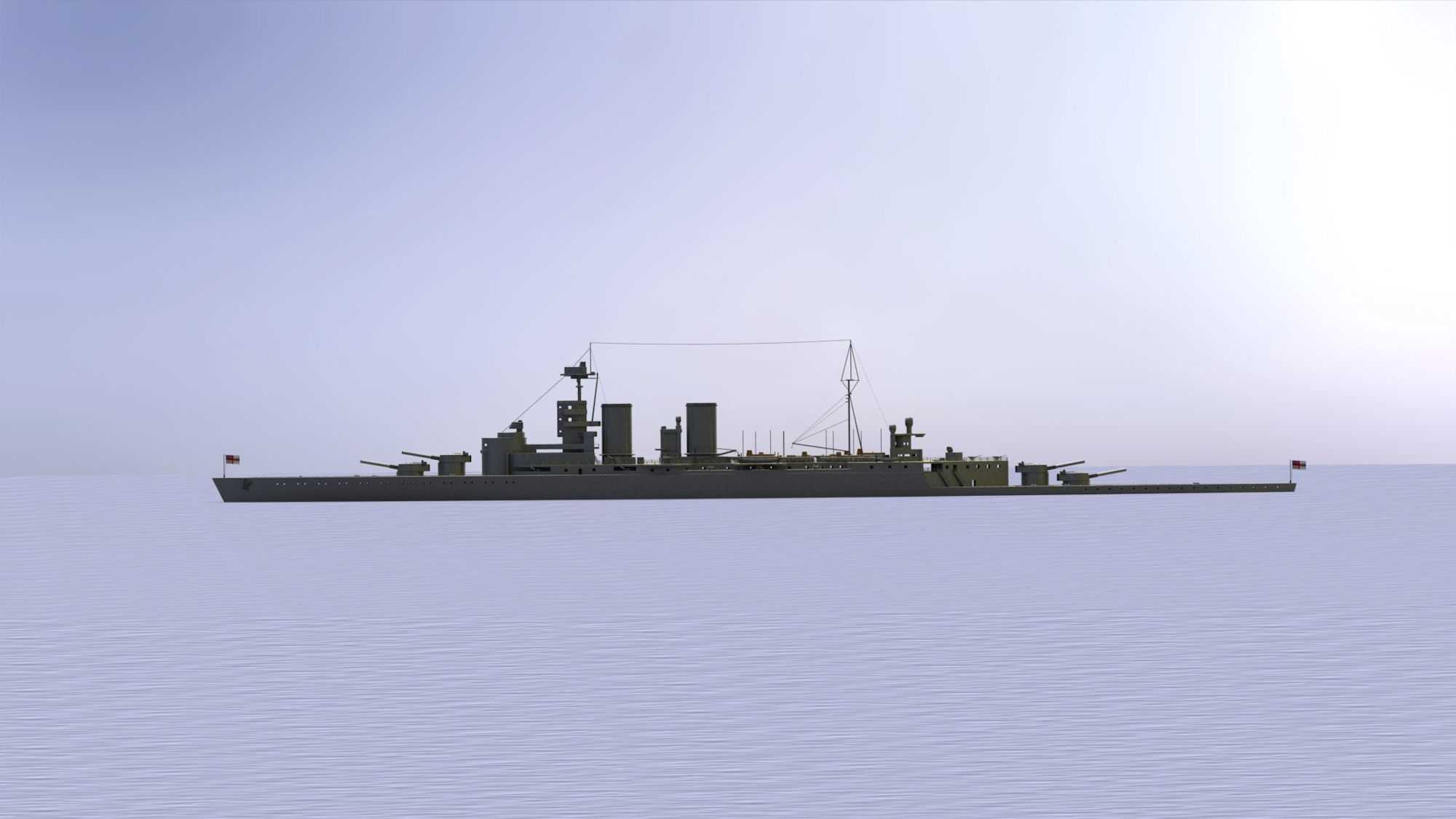 胡德号战列巡洋舰 HMS Hood Battlecruiser