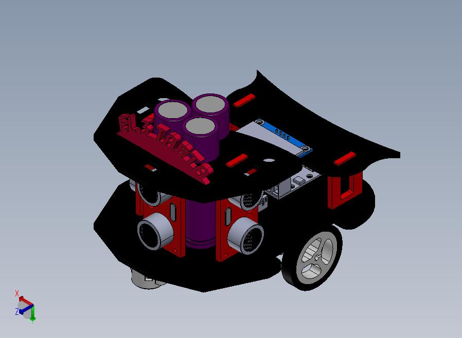 带超声波传感器机器人编程小车 3awad with ultrasonic