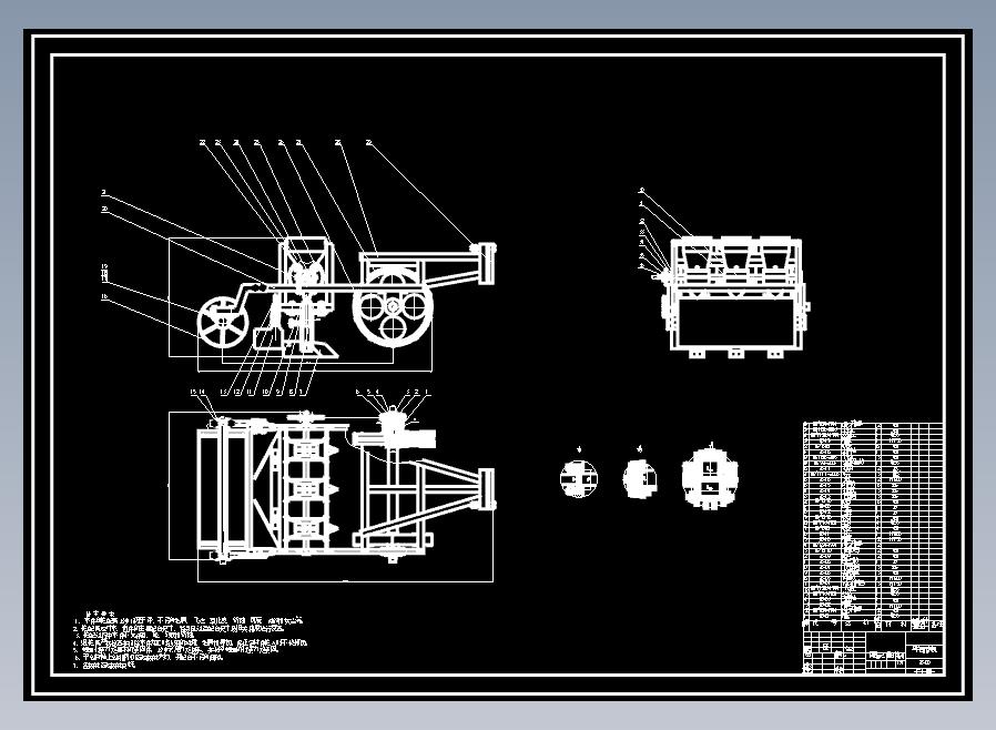 马铃薯播种机CAD