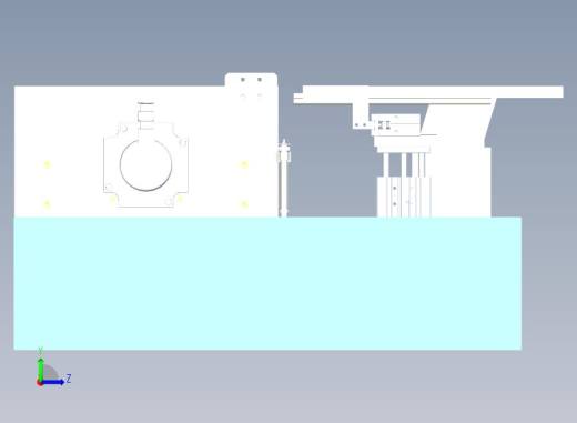 圆管胀形机左视缩略图