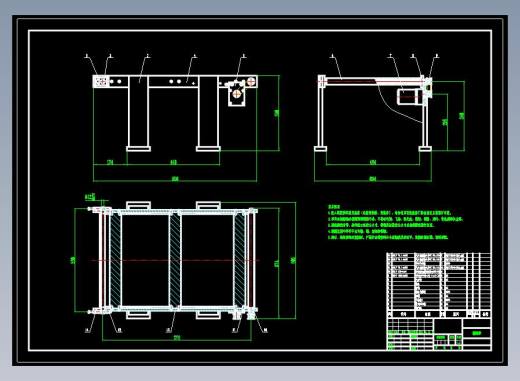 水果苹果滚杠分级机CAD