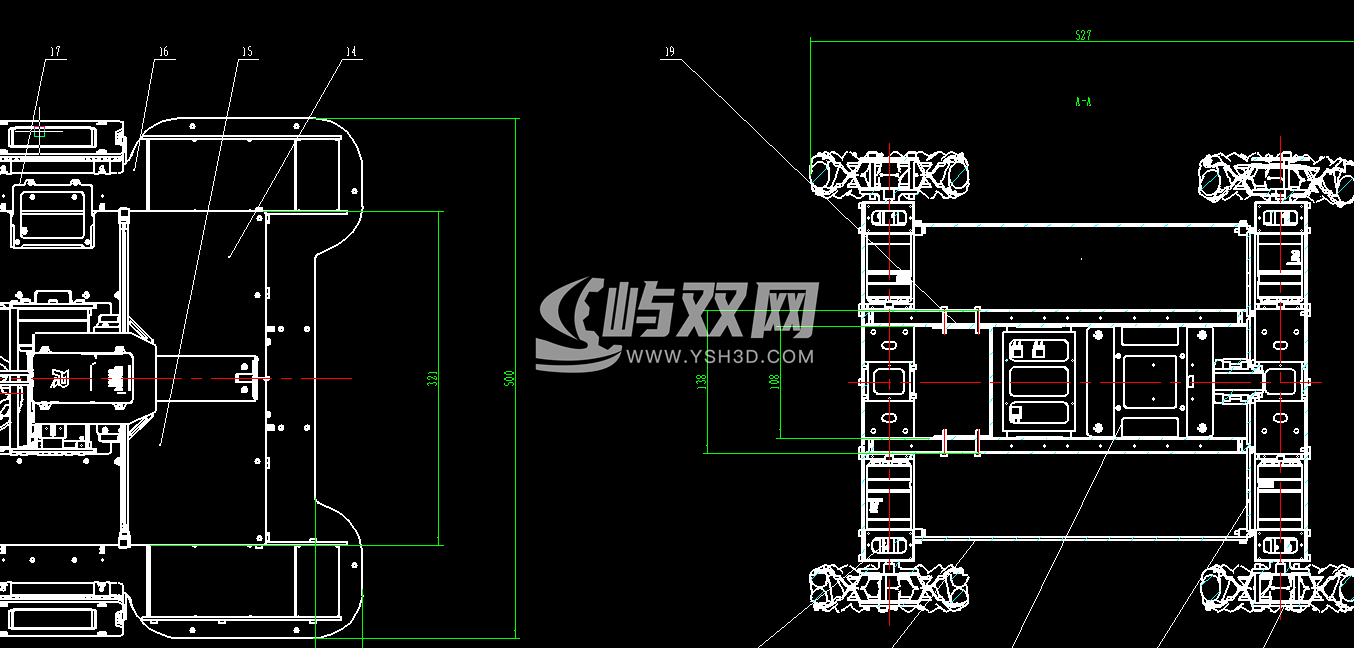 四轮遥控机器人CAD