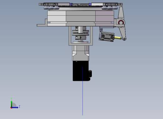 直径300T23型环形导轨左视缩略图