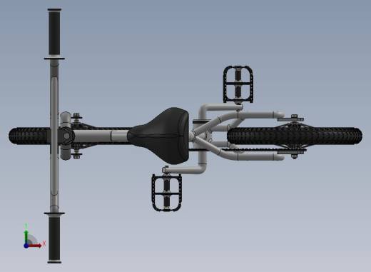 小型自行车3D前视缩略图