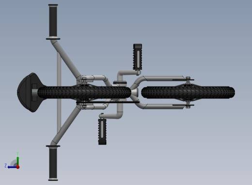 小型自行车3D右视缩略图