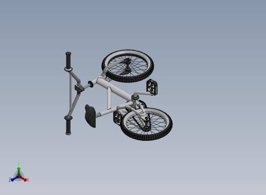 小型自行车3D正等轴测缩略图