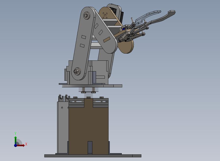 三自由度机械臂3D