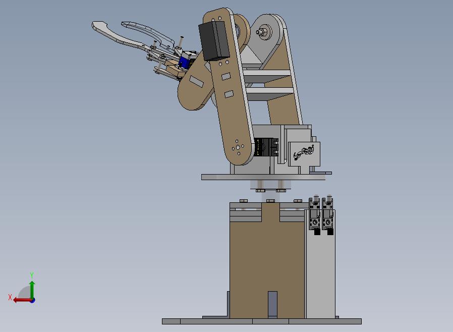 三自由度机械臂3D