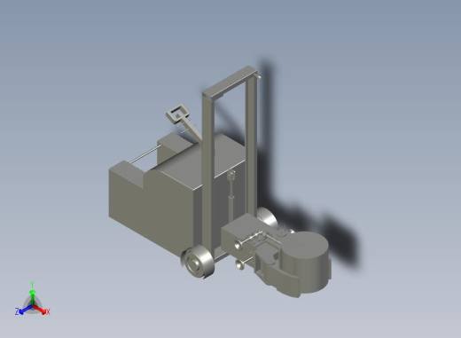 机械爪小车3D正等轴测缩略图