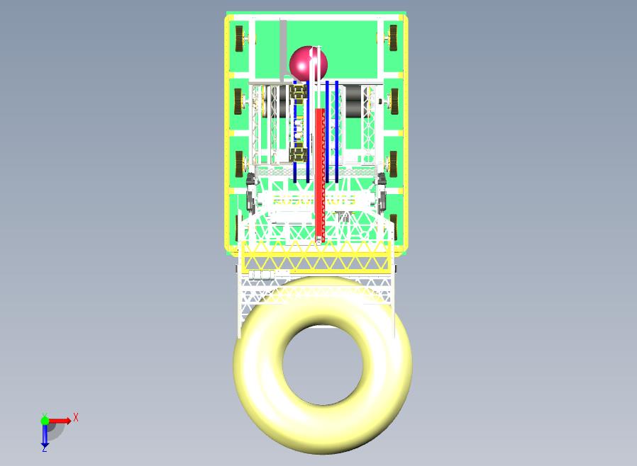 机器人车3D图