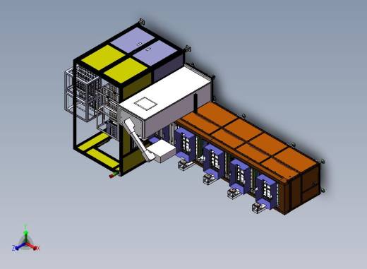 3D Caliper拆洗线连接设备正等轴测缩略图