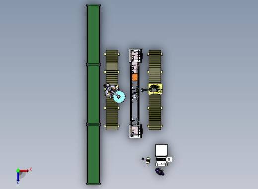 PCB板的视觉检测与机械手搬运作业俯视缩略图