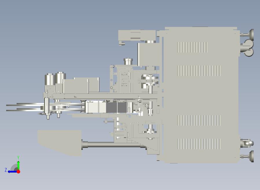 多工位插片装配机3D模型