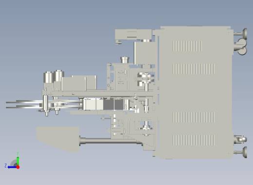 多工位插片装配机3D模型右视缩略图