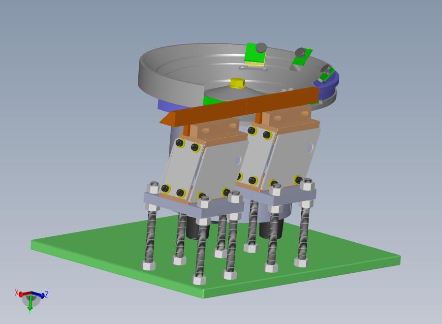 精密振动送料盘3D图纸