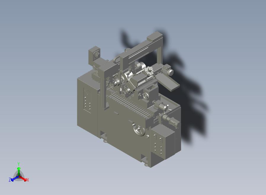 无心磨龙门式送料机3D图纸