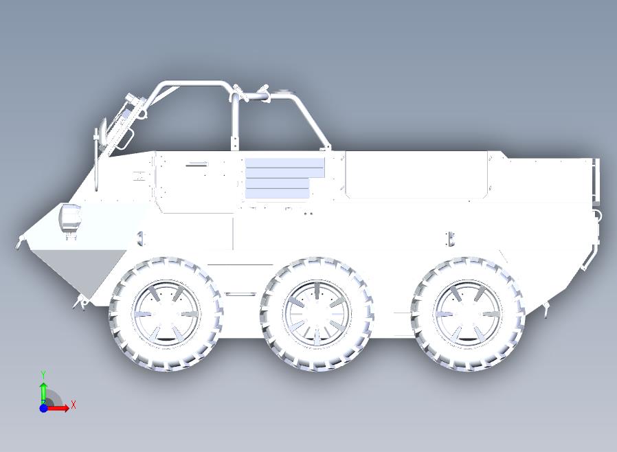 CS／VP16B型山猫6×6全地形总装