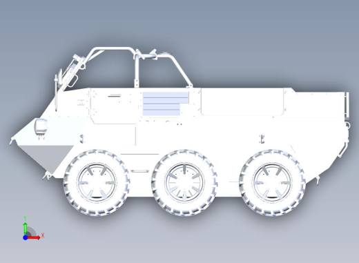 CS／VP16B型山猫6×6全地形总装前视缩略图