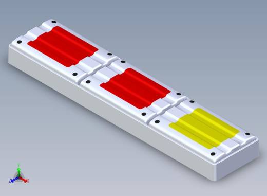 LED组合后停车灯尾灯和方向指示灯主视缩略图