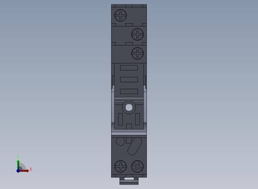1C_O 带夹具的独立终端插座 - RGZE1S35M前视缩略图