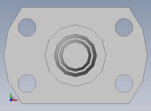 24100滚珠丝杠直线执行器，带法兰……-24100-0810050前视缩略图