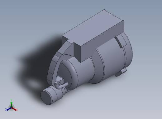 ABS Robusta WTS 100型轻型排水泵正等轴测缩略图