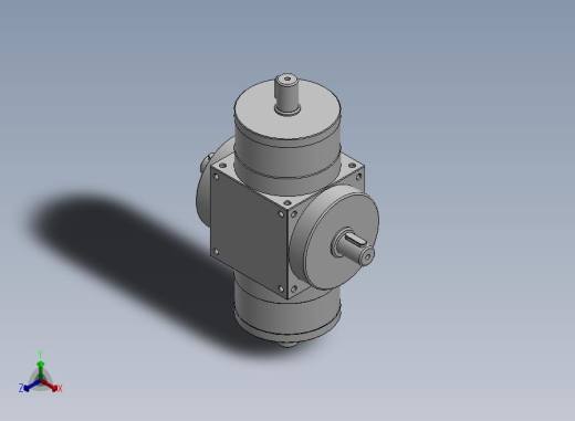 AT軸輸入轉向器 AT065-4M-001正等轴测缩略图