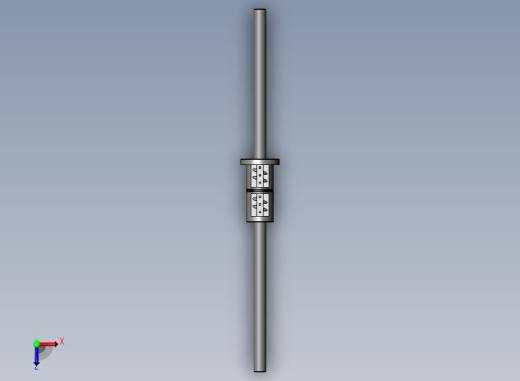 CMFZD外循环插管埋入式垫片预紧滚珠丝杠副-ball_screw_cmfzd2506-2_5x2-p1_700x650俯视缩略图