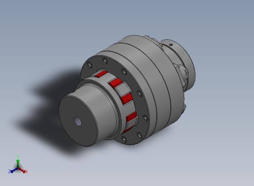 DSM + GAS：模块化扭矩限制器带爪形联轴器-0_dsm_d40-a1_3md___gas_gr_7_d25-a1__92_sh-a正等轴测缩略图