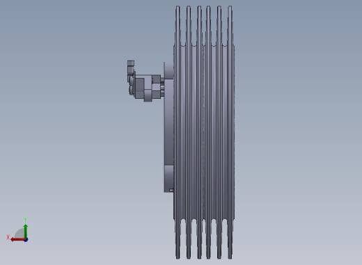 EMP离合器 - 带散热器的通孔__ERAT 120-me321600-00后视缩略图