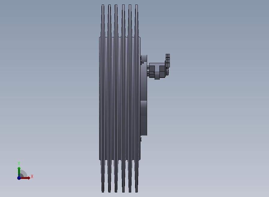 EMP离合器 - 带散热器的通孔__ERAT 350-me322000-00