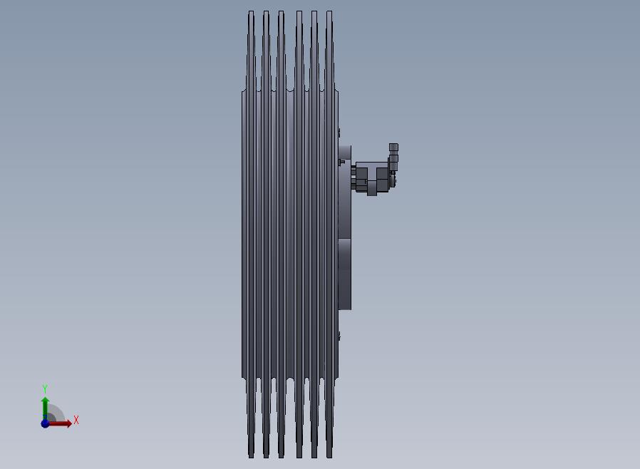 EMP离合器 - 带散热器的通孔__ERAT 650-me322400-00