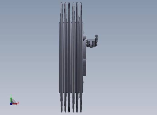 EMP离合器 - 带散热器的通孔__ERAT 650-me322400-00前视缩略图