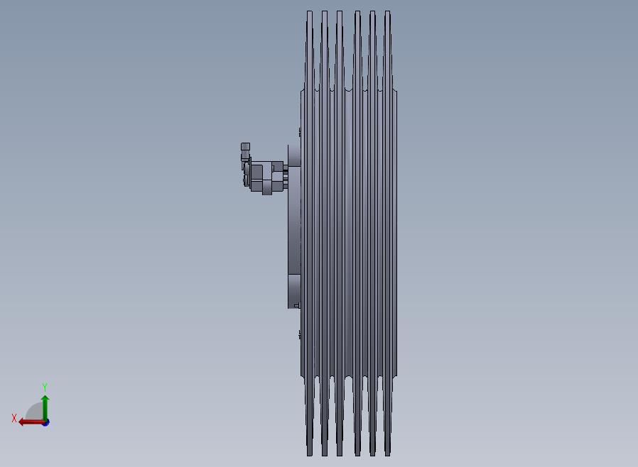 EMP离合器 - 带散热器的通孔__ERAT 650-me322400-00