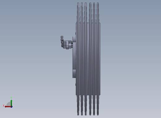 EMP离合器 - 带散热器的通孔__ERAT 650-me322400-00后视缩略图