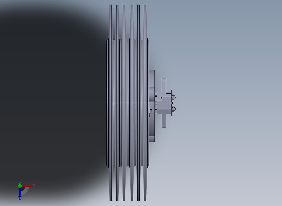 EMP离合器 - 带散热器的通孔__ERAT 650-me322400-00