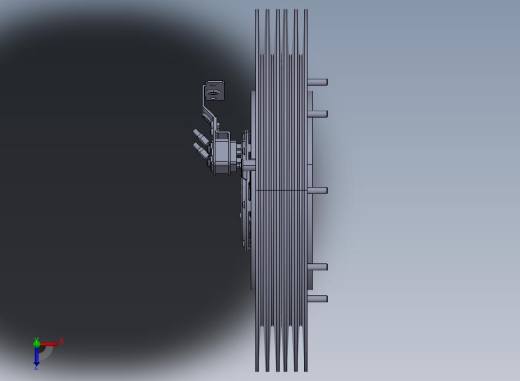 EMP离合器 - 带散热器的通孔__ERAT 1200-me322800-00俯视缩略图