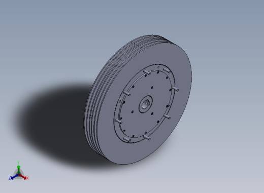 EMP离合器 - 带散热器的通孔__ERAT 1200-me322800-00正等轴测缩略图