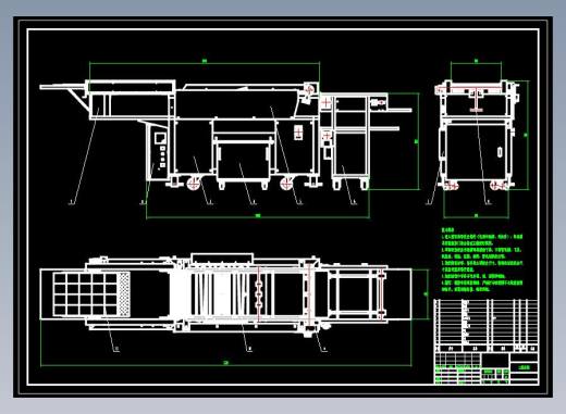 甜甜圈油炸炉CAD
