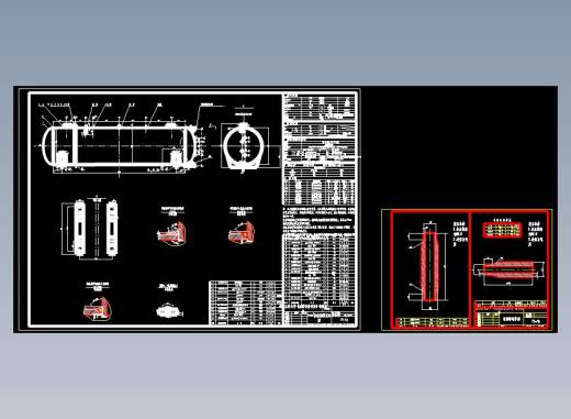 140m3液氨储罐CAD