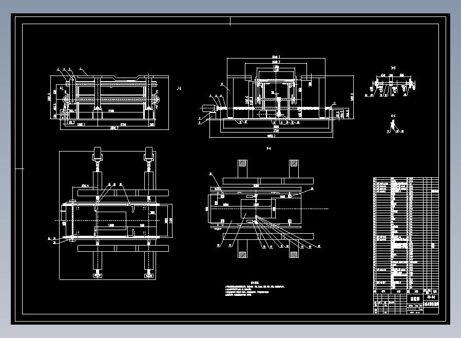 衣物折叠机CAD