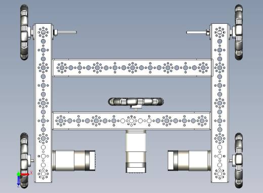 全轮底盘-具有机械性能（H-Drive）俯视缩略图
